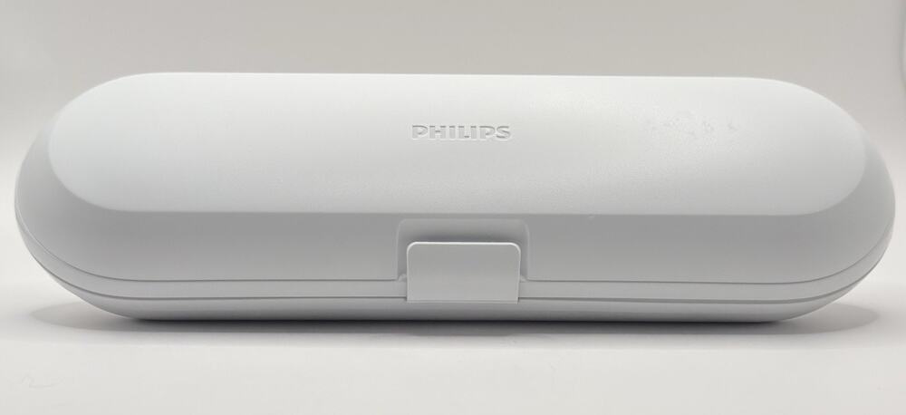 Philips Sonicare Optimal Clean White Travel Case Toothbrush Holder Open Box